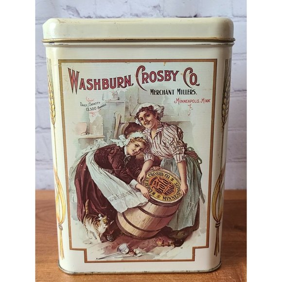 Washburn Crosby Gold Medal Flour Vintage Tin - Picture 3 of 8